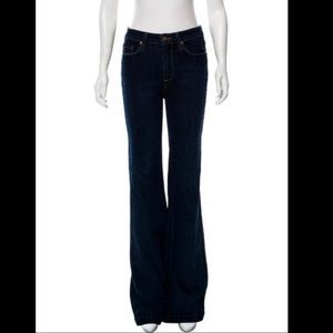 PAIGE DENIM GENEVIEVE MID-RISE FLARE JEANS